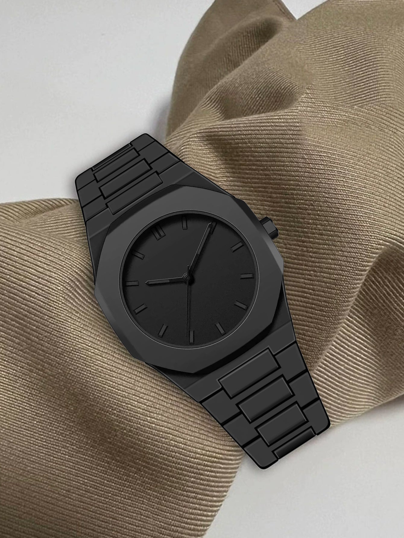 Men Quartz Watch Simple Style Stylish Wrist Watch 2