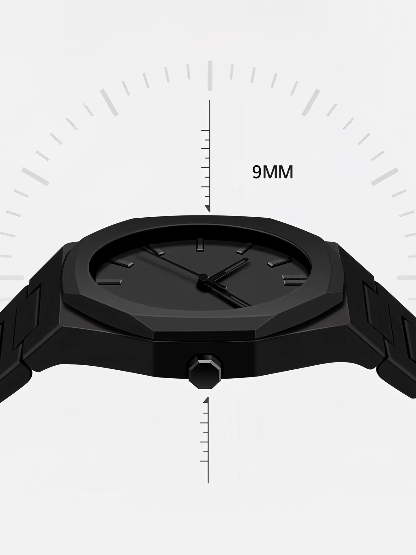 Men Quartz Watch Simple Style Stylish Wrist Watch 3