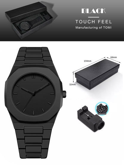 Men Quartz Watch Simple Style Stylish Wrist Watch 5