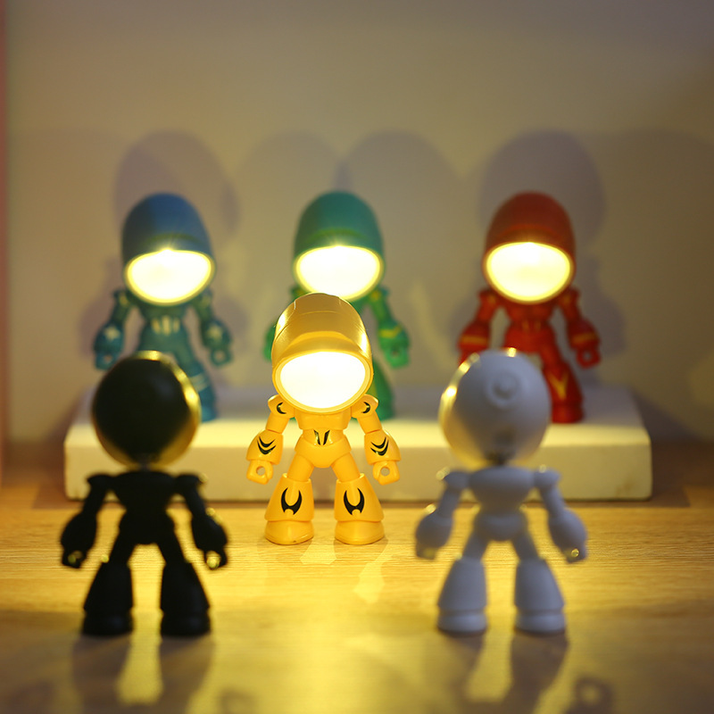 Mini Desk Lamp Creative Small Gift Night Light Cartoon Little Man Desktop Ornament For Boy Children 1
