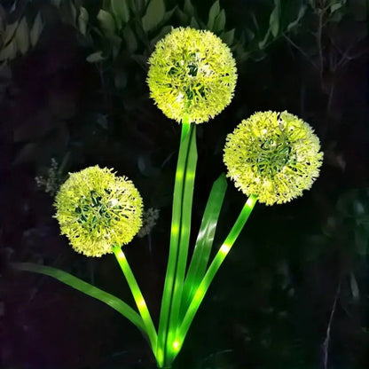 Festive SolarPowered LED Garden Light Solar Charging Dandelion Outdoor Lighting Decor 6
