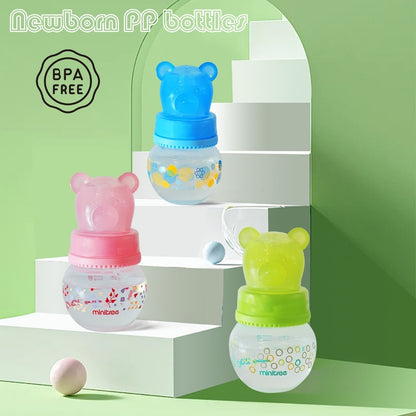 Newborn Feeding Bottles 60ML Baby Bottle Glass Bottles Antiflatulence Milk Feeding Bottles Infant B 1