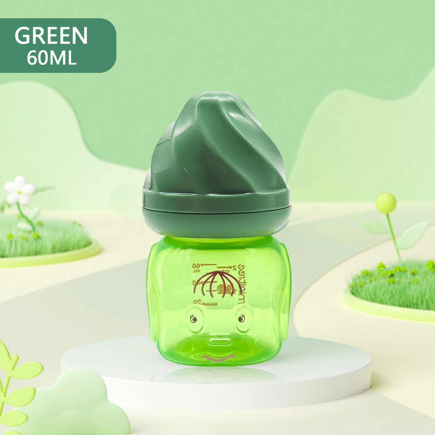 Newborn Feeding Bottles 60ML Baby Bottle Glass Bottles Antiflatulence Milk Feeding Bottles Infant B 9