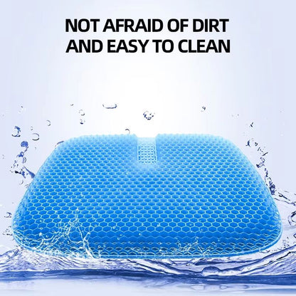 Honeycomb Gel Seat Cushion For Car  Office  Breathable Silicone Support Pad FourSeason Universal 3