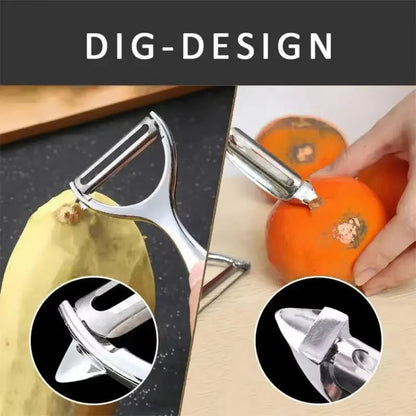 MultiFunction Vegetable Peeler Grater  Chopper Tool  For Fruits Carrots  Veggies 2