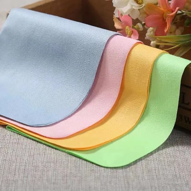 Microfiber Eyeglass Cleaning Cloth Set  5 Pack For Lenses Screens Cameras And More 2