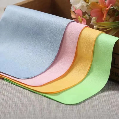 Microfiber Eyeglass Cleaning Cloth Set  5 Pack For Lenses Screens Cameras And More 2
