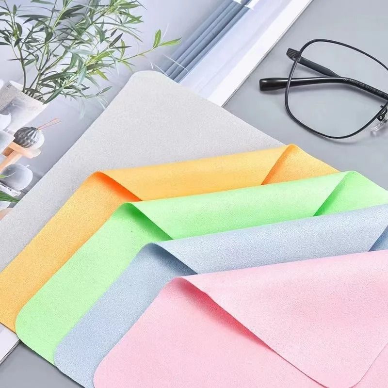 Microfiber Eyeglass Cleaning Cloth Set  5 Pack For Lenses Screens Cameras And More 5