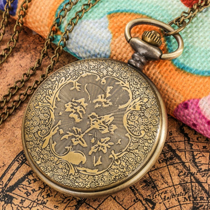 Classic American Eagle Free Design Pocket Watch For Men And Women Vintage Quartz Arabic Numerals 1