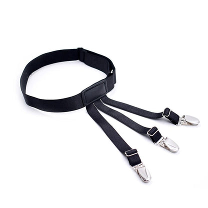 Mens Adjustable Shirt Stays  Elastic NonSlip Garters To Keep Shirts Neat And Tucked All Day 2