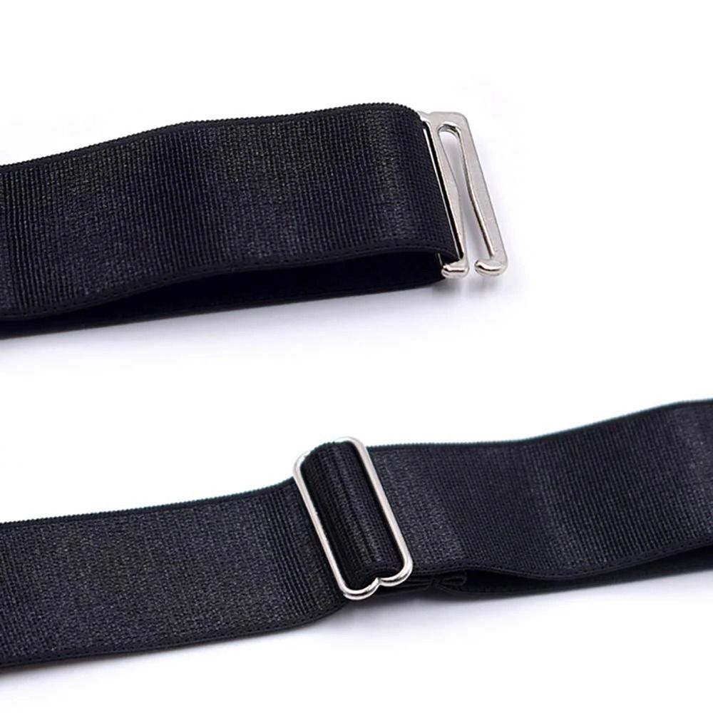 Mens Adjustable Shirt Stays  Elastic NonSlip Garters To Keep Shirts Neat And Tucked All Day 4