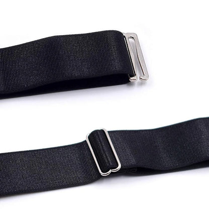Mens Adjustable Shirt Stays  Elastic NonSlip Garters To Keep Shirts Neat And Tucked All Day 4
