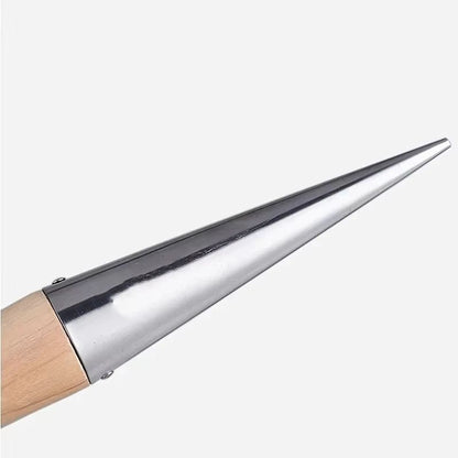 Stainless Steel Hand Dibber With Wood Handle  Precision Garden Dibber For Seeds Seedlings  Bulbs 3