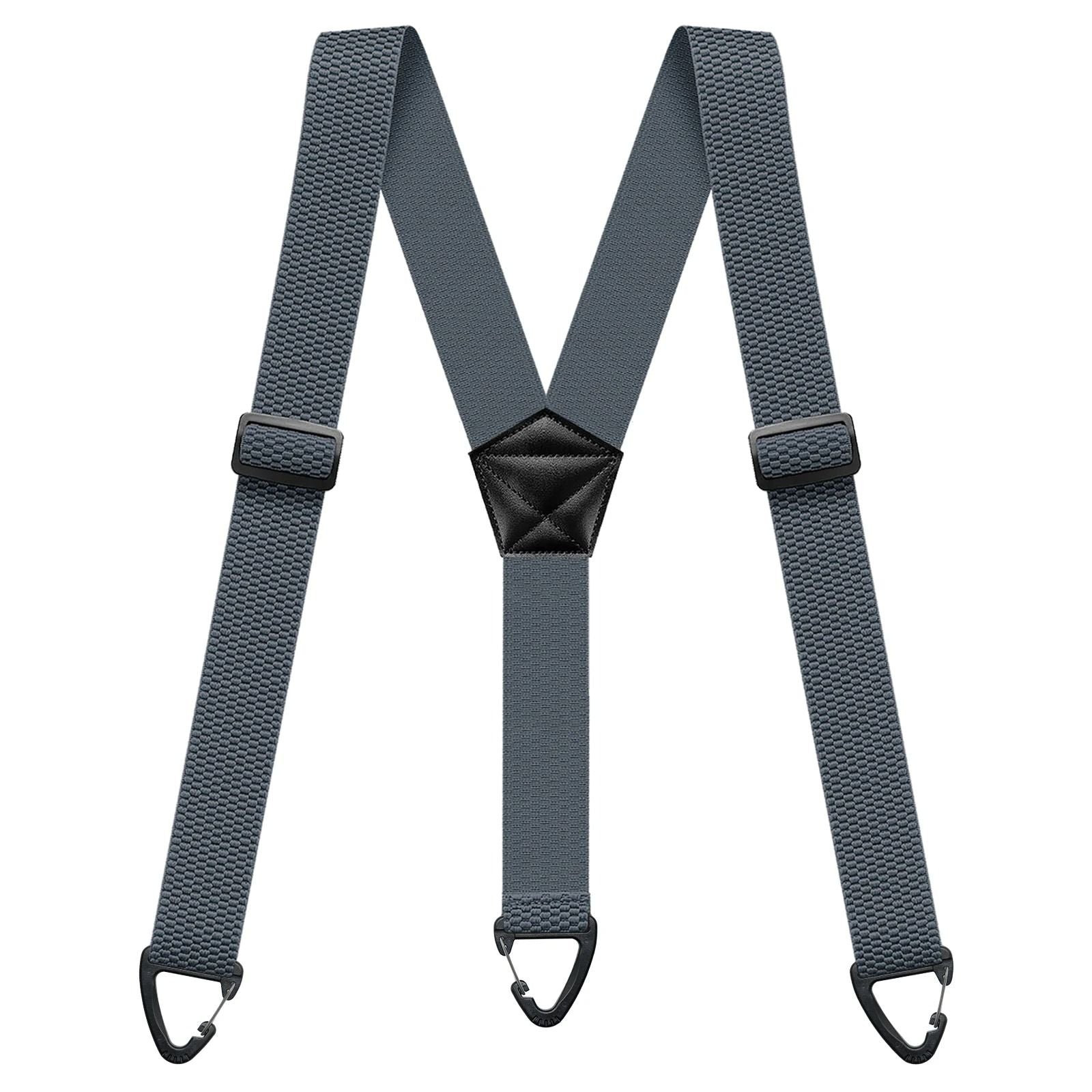 Hidden Suspenders For Men  Heavy Duty UnderClothing Y Back Suspenders With Snap Loops 12