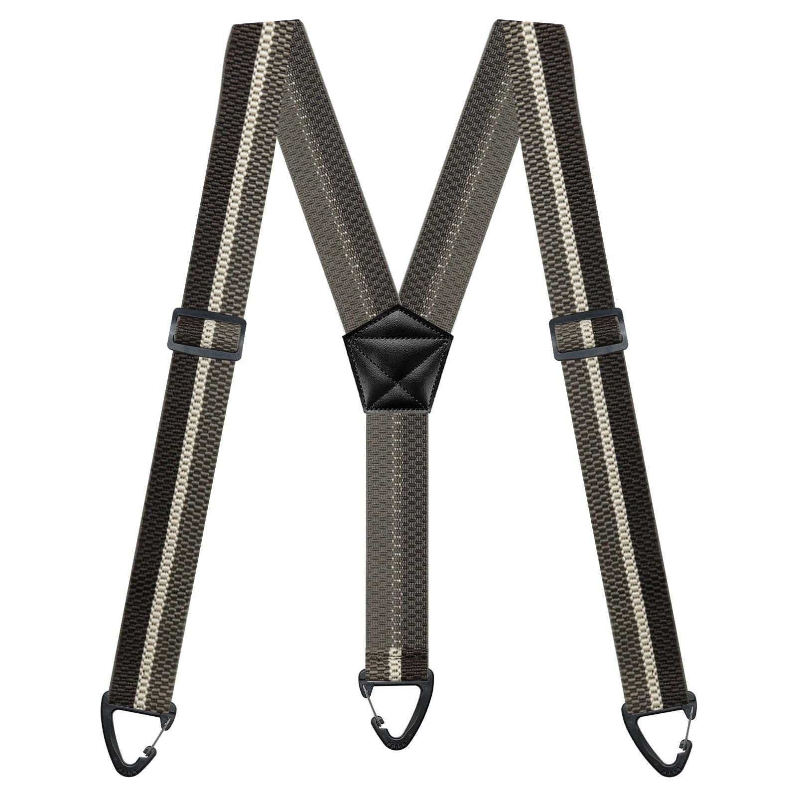 Hidden Suspenders For Men  Heavy Duty UnderClothing Y Back Suspenders With Snap Loops 14