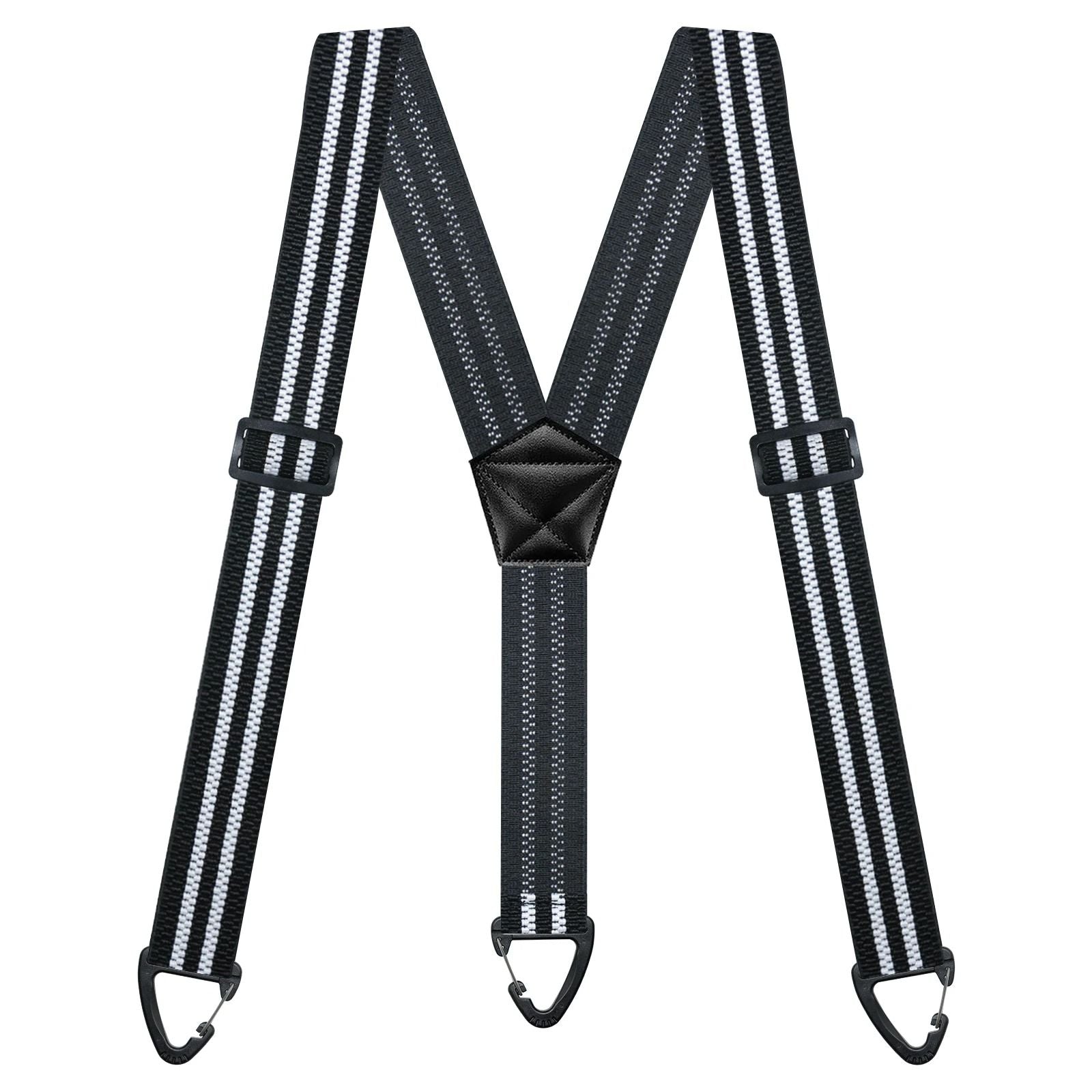 Hidden Suspenders For Men  Heavy Duty UnderClothing Y Back Suspenders With Snap Loops 16