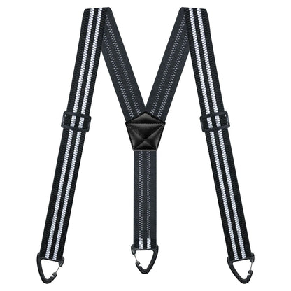 Hidden Suspenders For Men  Heavy Duty UnderClothing Y Back Suspenders With Snap Loops 16