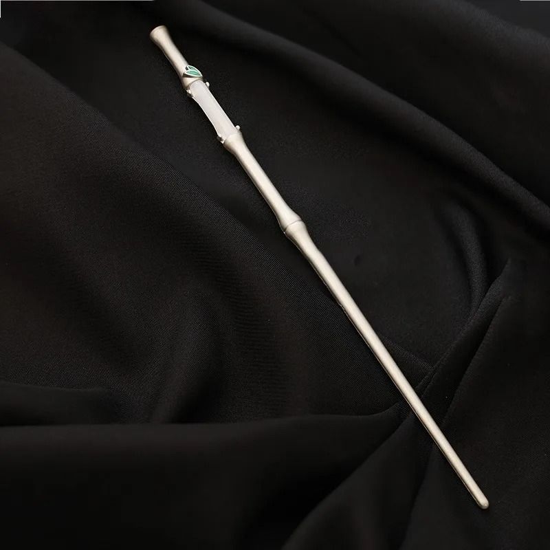 Bamboo Knot Hairpin  Elegant Retro Imitation Jade Style Hair Accessory 5