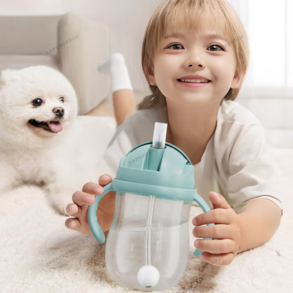 Baby Bottle With Handle Controllable Water Flow Rate Milk Bottle For Children 3