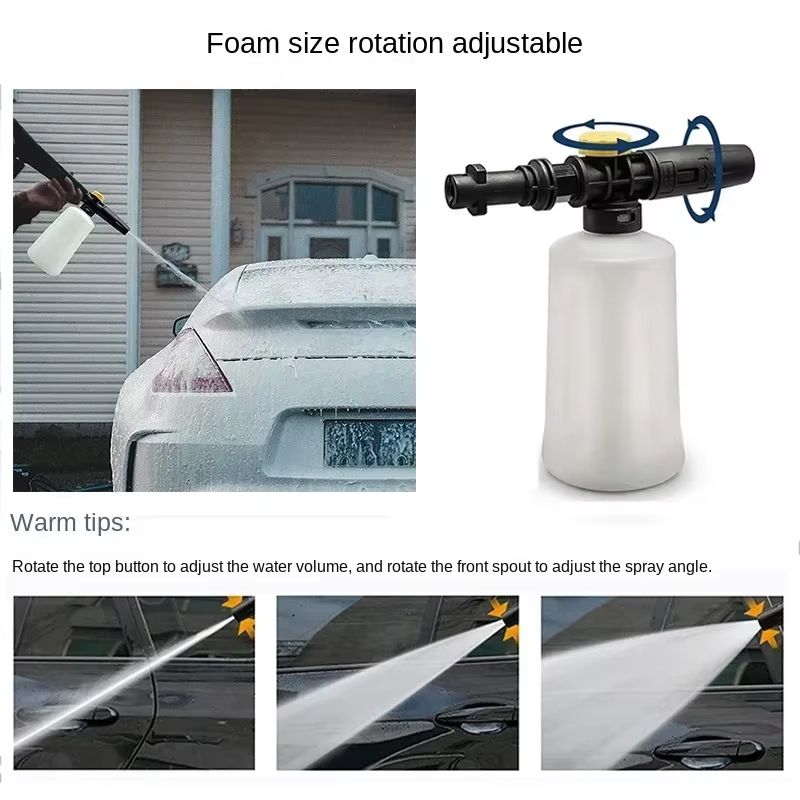 254 Fl Oz  075 Qt Snow Foam Lance  HighPressure Car Wash Foam Cannon For Karcher K2K7 2