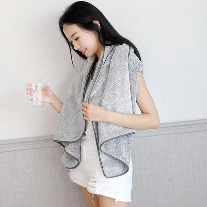 Thick Microfiber Body Bath Towel  Large QuickDry Spa And Gym Shower Towel 2