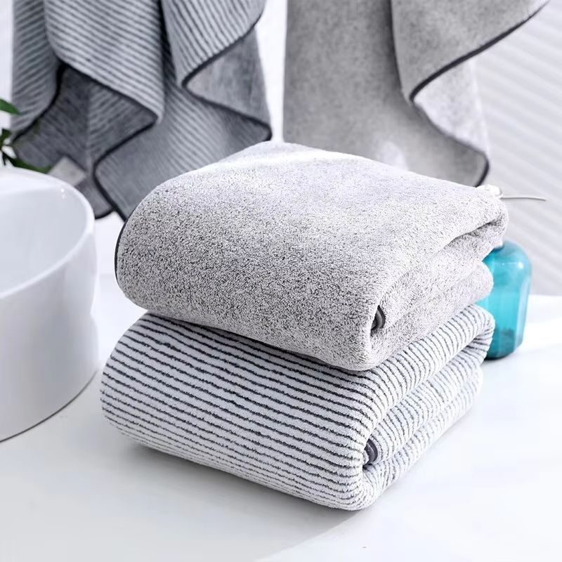 Thick Microfiber Body Bath Towel  Large QuickDry Spa And Gym Shower Towel 3