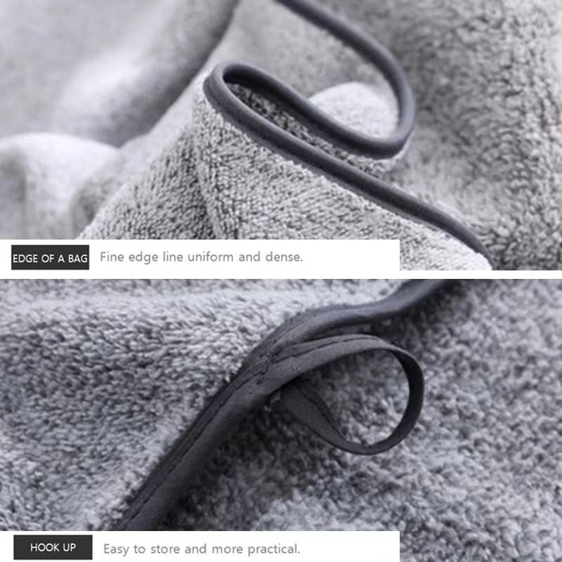 Thick Microfiber Body Bath Towel  Large QuickDry Spa And Gym Shower Towel 4