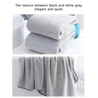 Thick Microfiber Body Bath Towel  Large QuickDry Spa And Gym Shower Towel 5