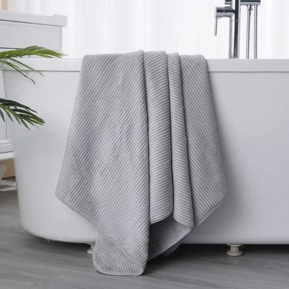 Thick Microfiber Body Bath Towel  Large QuickDry Spa And Gym Shower Towel 6