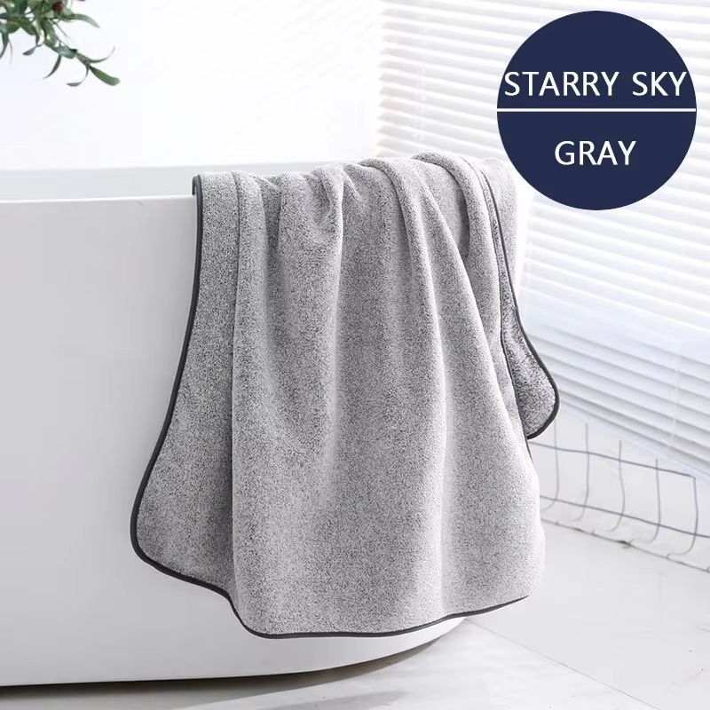 Thick Microfiber Body Bath Towel  Large QuickDry Spa And Gym Shower Towel 7