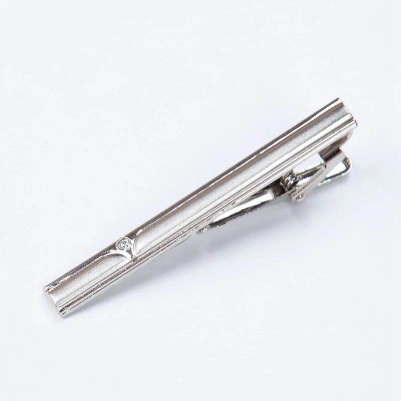 Men Metal Silver Color Tie Clip 12
