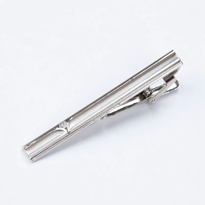 Men Metal Silver Color Tie Clip 12