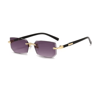 Retrocut Rimless Sunglasses 6