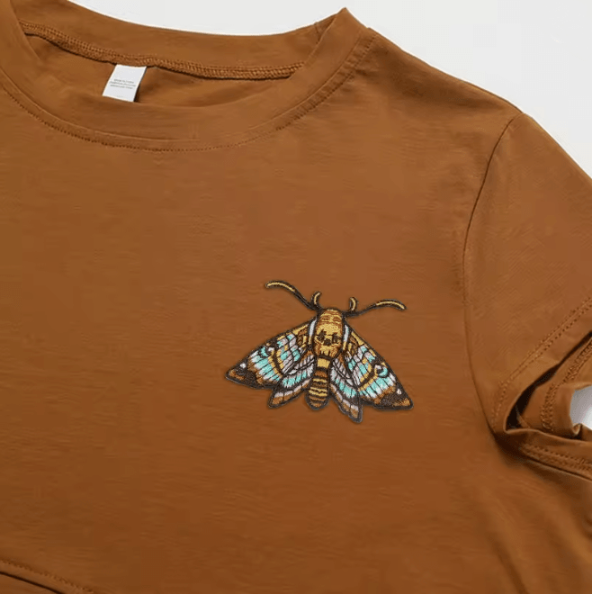 MothCraft Embroidered IronOn Patch 3