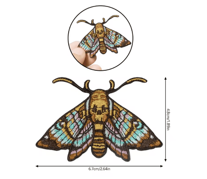 MothCraft Embroidered IronOn Patch 4