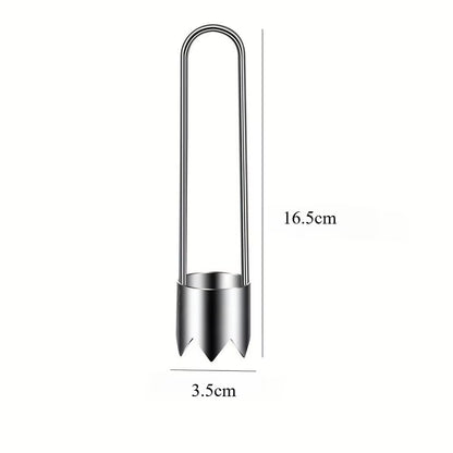 Stainless Steel Fruit  Vegetable Corer  Red Pepper Seed Remover And Core Tool For Apple Pear Tomato 2