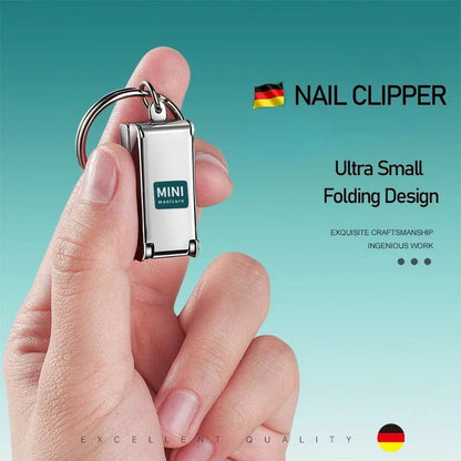 Stainless Steel Foldable Mini Nail Clipper with Nail File
