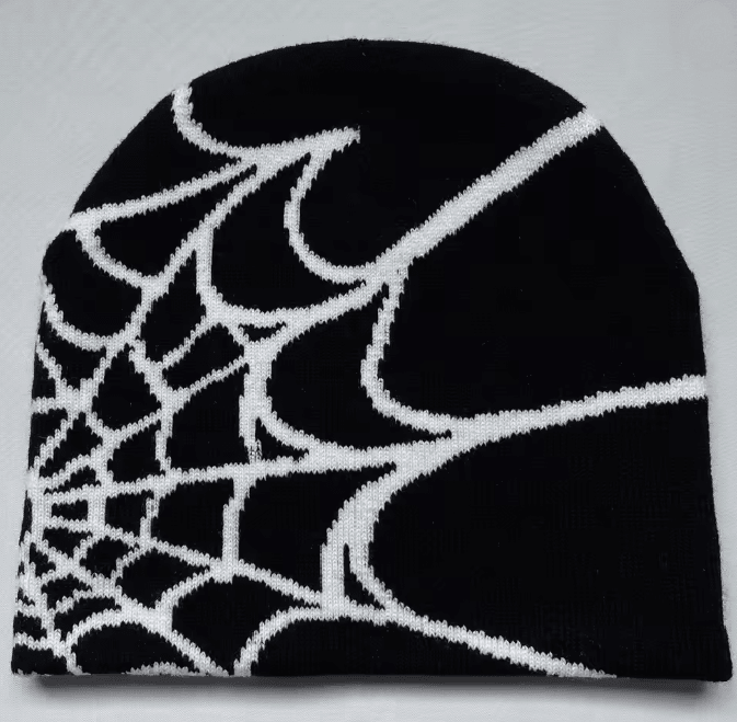 WebTrend Y2K Spider Web Knit Hat 4