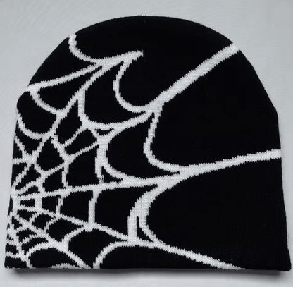 WebTrend Y2K Spider Web Knit Hat 4