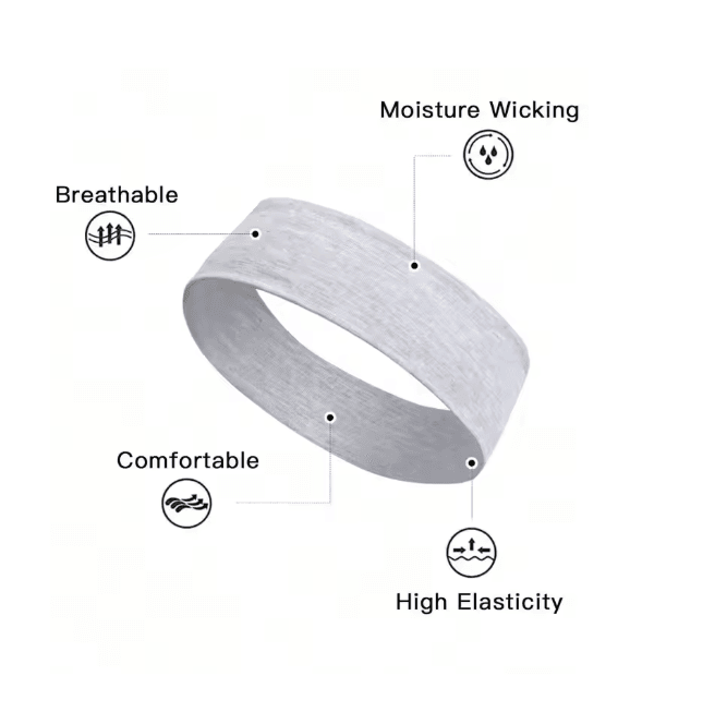 SimpleFlex Sweat Absorbing Headband Set 3