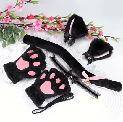 CutePaws Winter Cat Costume Set