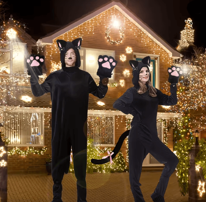CutePaws Winter Cat Costume Set 2