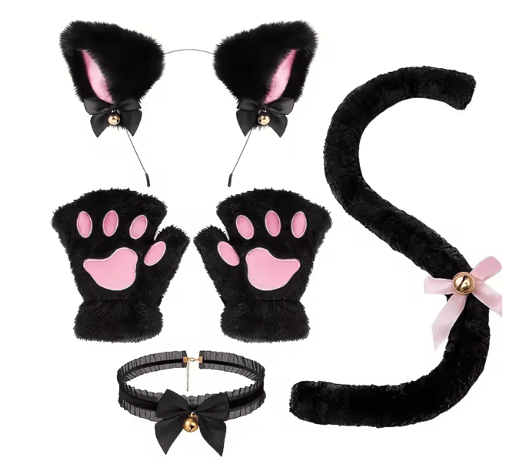 CutePaws Winter Cat Costume Set 6