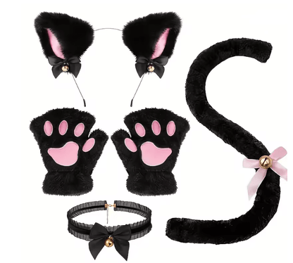 CutePaws Winter Cat Costume Set 6