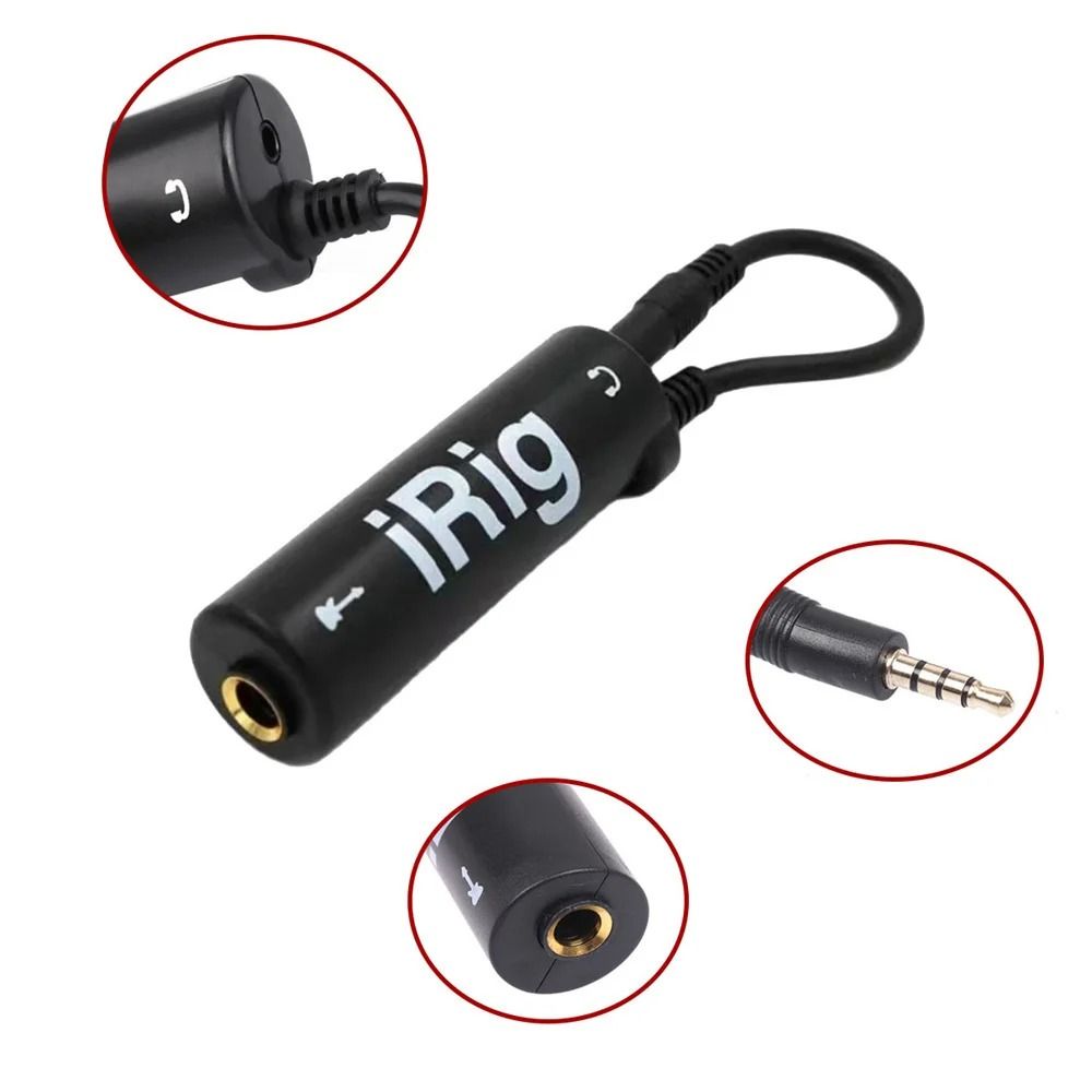 IRIG Guitar Interface Converter With 35mm Audio Cable For High Fidelity Recording 2