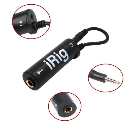 IRIG Guitar Interface Converter With 35mm Audio Cable For High Fidelity Recording 2