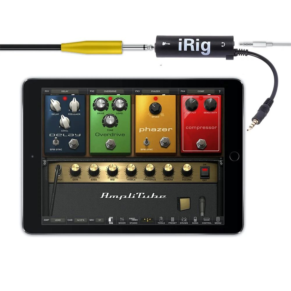 IRIG Guitar Interface Converter With 35mm Audio Cable For High Fidelity Recording 4