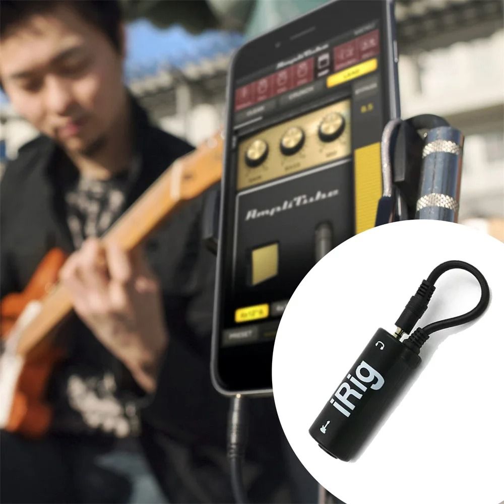 IRIG Guitar Interface Converter With 35mm Audio Cable For High Fidelity Recording 5
