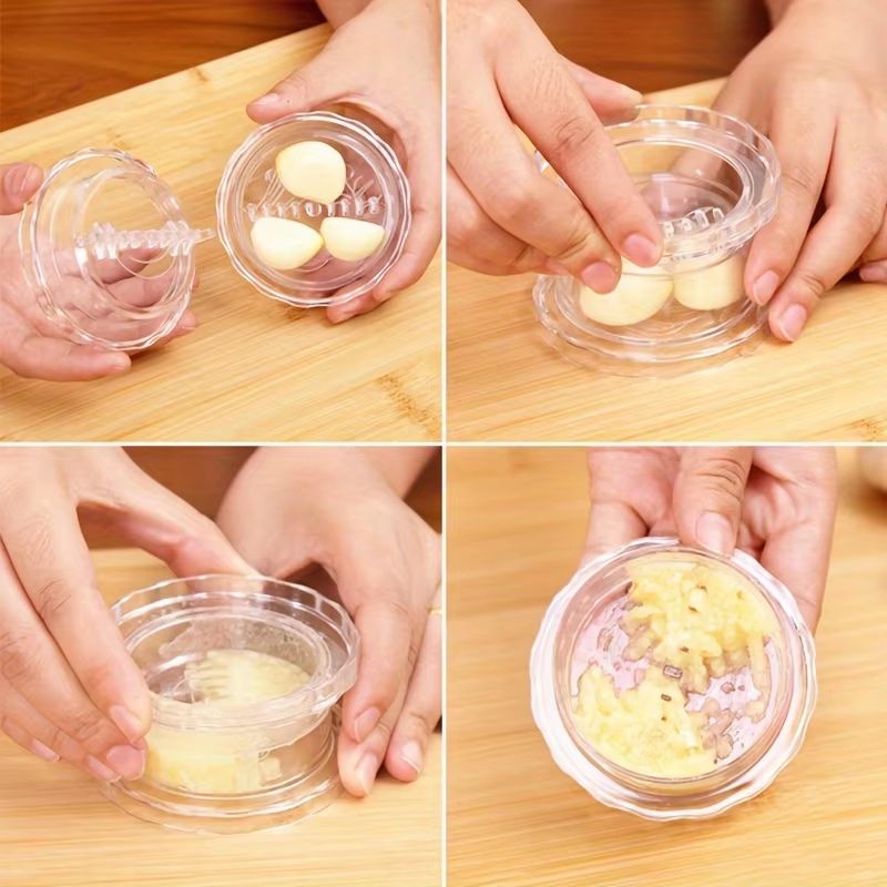 Multifunctional Manual Garlic Press And Crusher  Rolling Garlic Chopper Kitchen Tool 2
