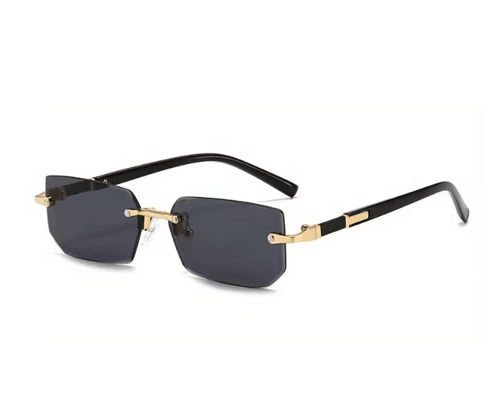 ClearEdge Rimless Rectangle Sunglasses 5
